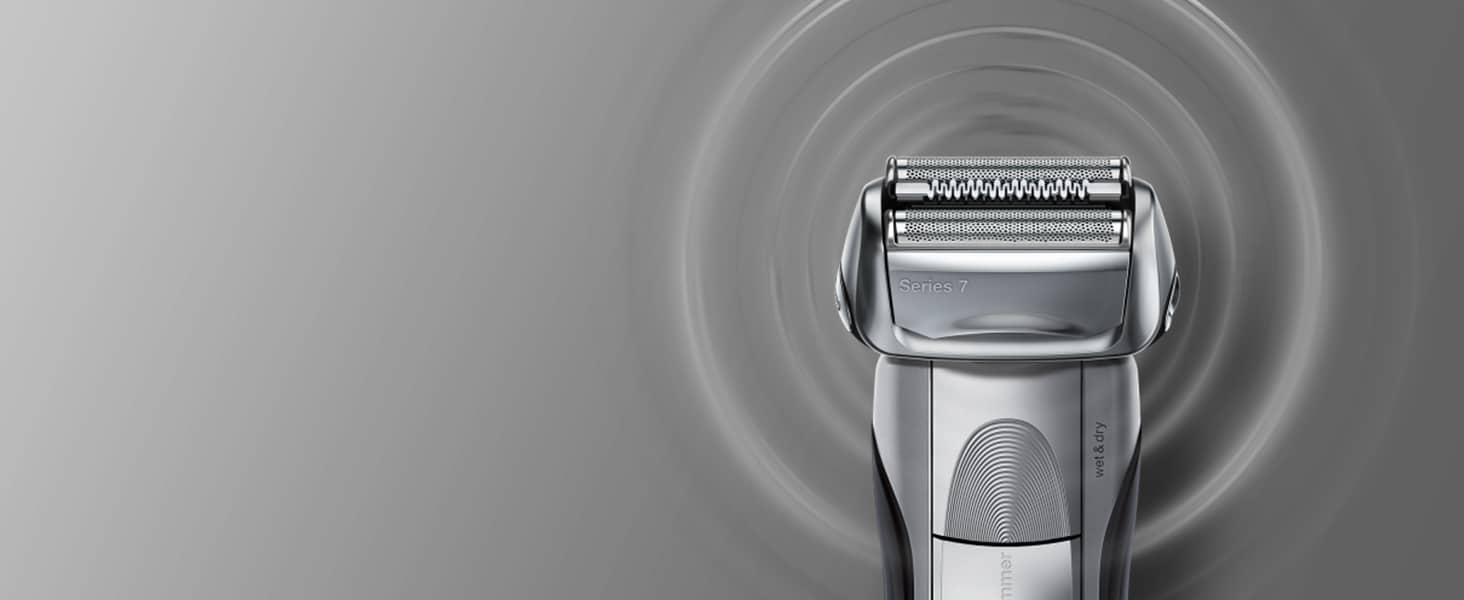An innovative motor reads and adapts to even the densest beards more than 160x per second.