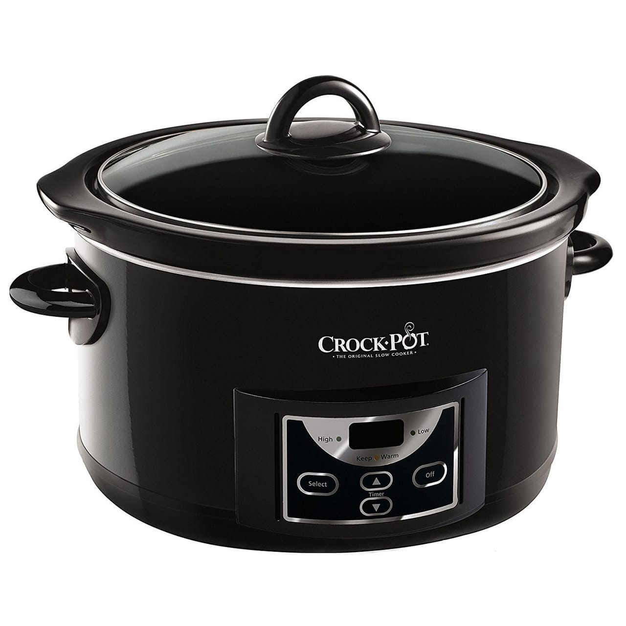 CROCK-POT SLOW COOKER DIGITAL BLACK 4.7L (For 5)