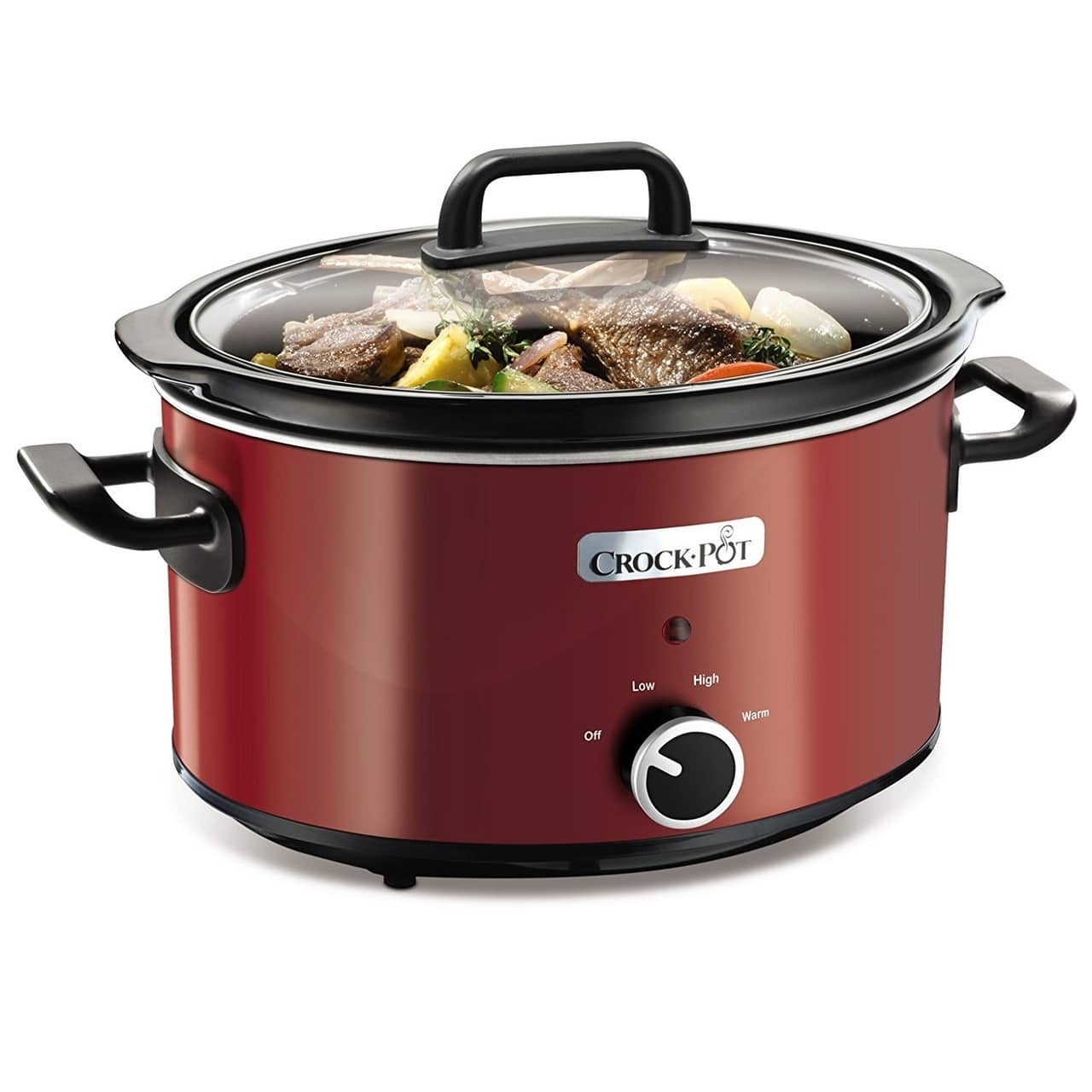 CROCK-POT SLOW COOKER RED 3.5L (For 4)