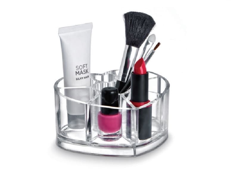 DOMOPAK MAKE UP ORGANISER - HEART SHAPE