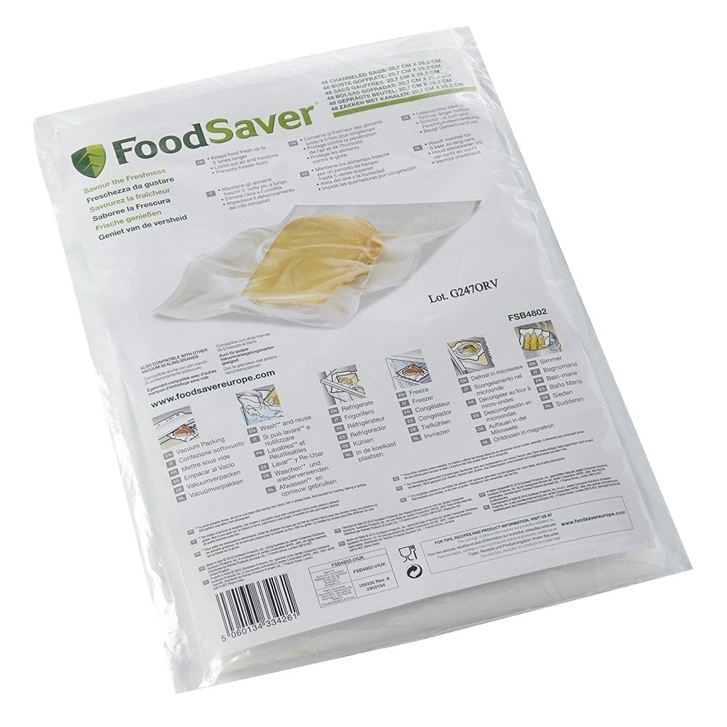 FOODSAVER VACUUM SEALER 48 BAGS (20x29CM)
