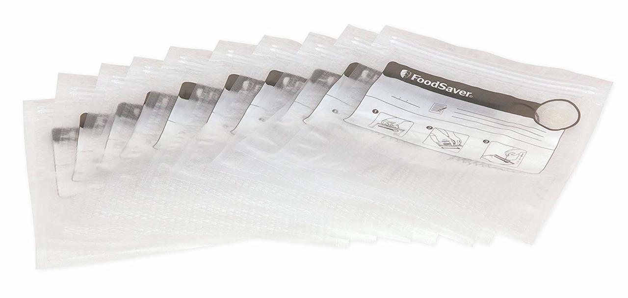 FOODSAVER SEALER REUSABLE ZIP BAGS 26X950ML