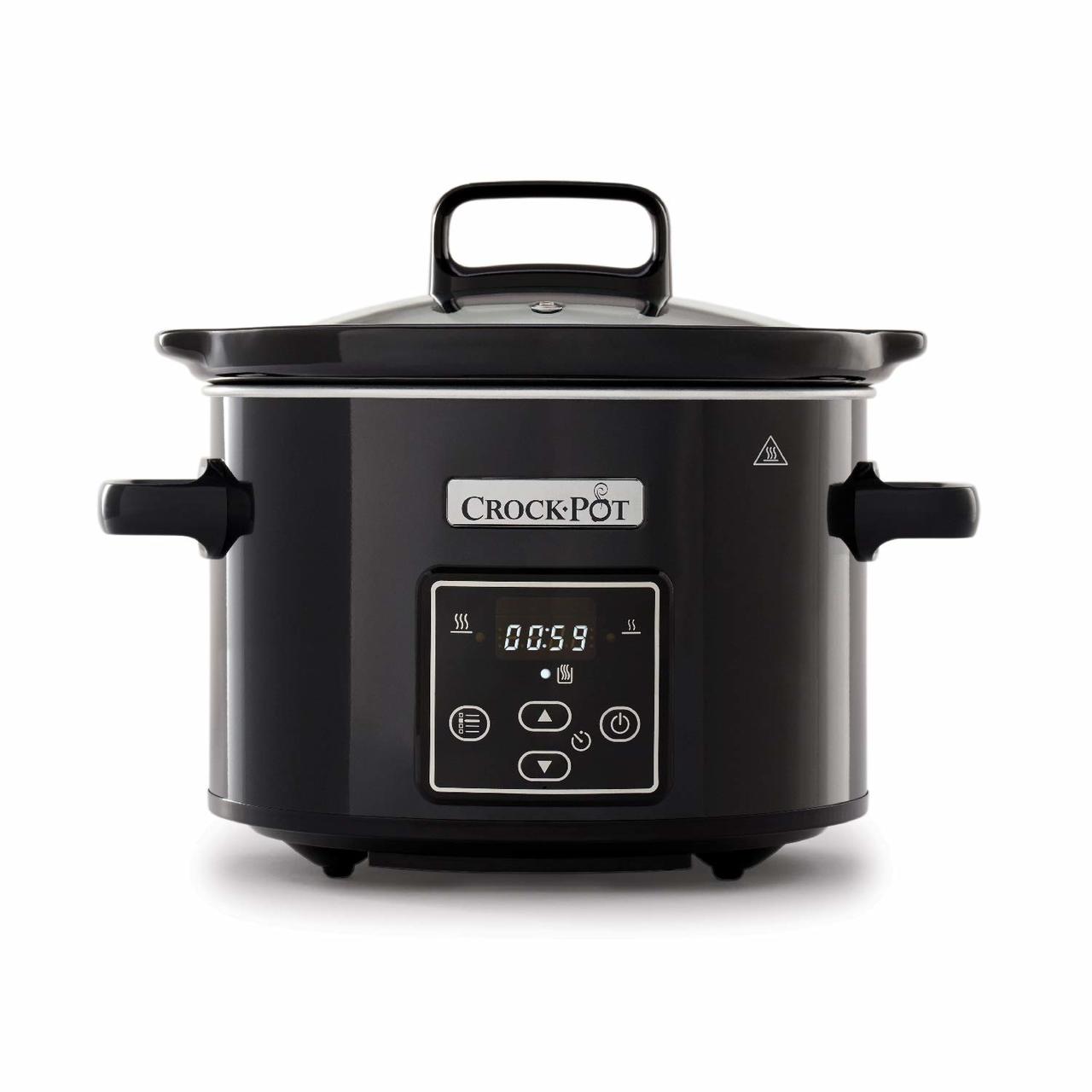 CROCK-POT SLOW COOKER 2.4L DIGITAL BLACK (For 2) (NEW)