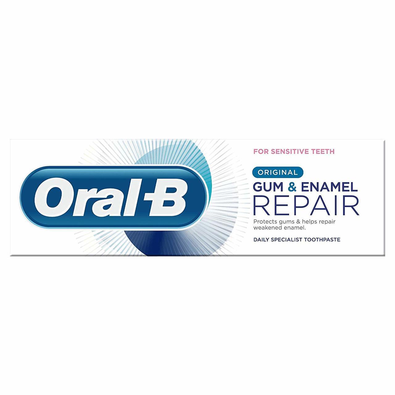 ORAL B TOOTHPASTE GUM & ENAMEL SENSITIVE REPAIR ORIGINAL (75ML)