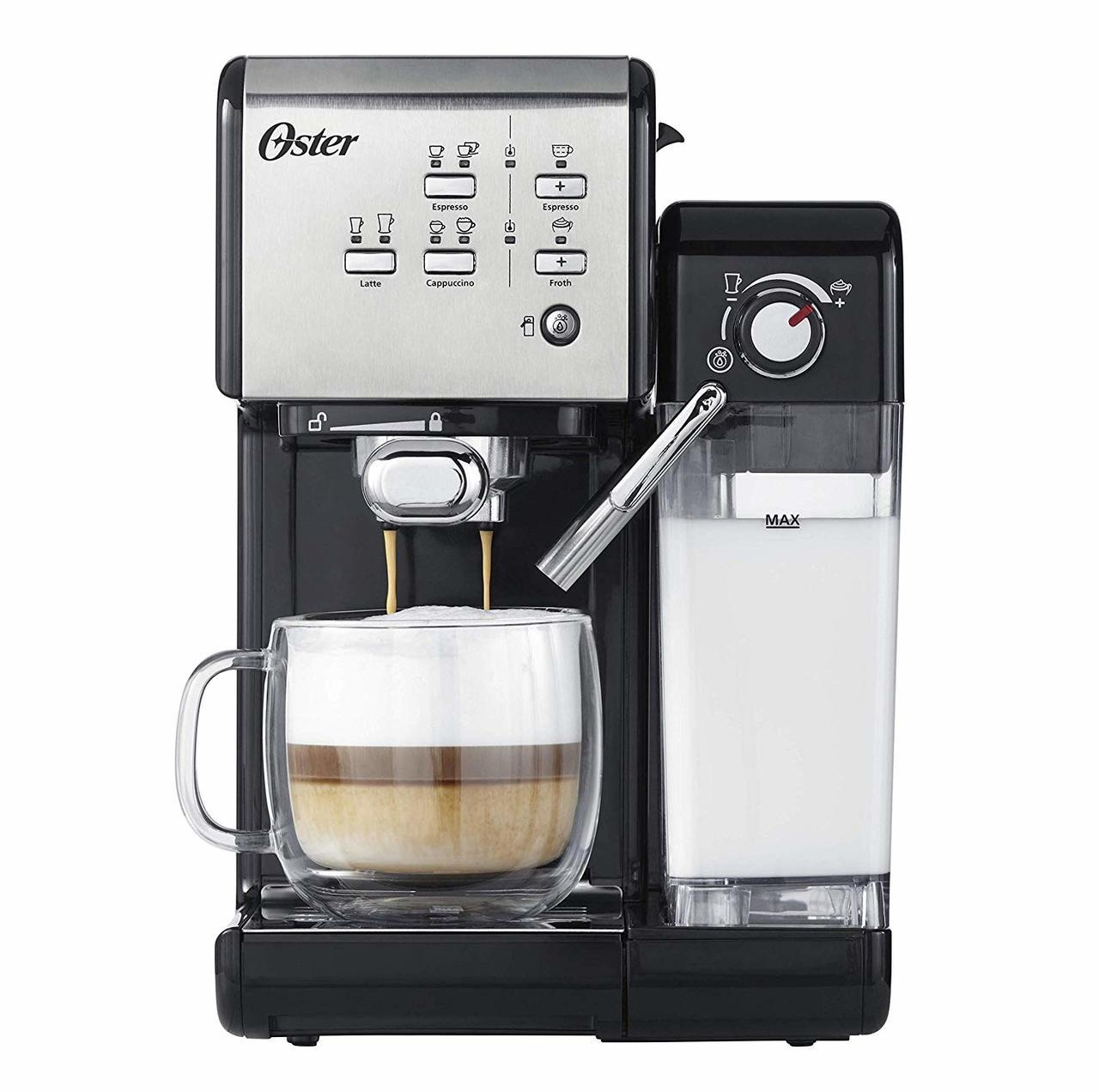 OSTER COFFEE MACHINE PRIMA LATTE II SILVER (NEW)