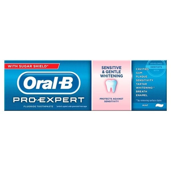 ORAL B TOOTHPASTE PRO EXPERT SENSITIVE + GENTLE WHITENING (75ML)