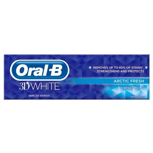 ORAL B TOOTHPASTE 3D WHITE ARCTIC FRESH (75ML)