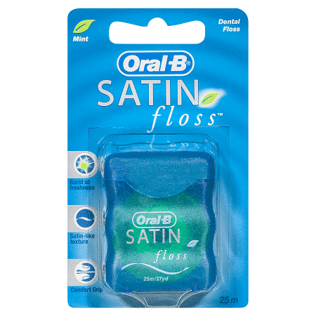 ORAL B FLOSS SATIN MINT (25M)