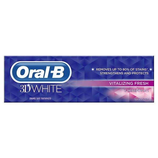 ORAL B TOOTHPASTE 3D WHITE VITALIZING FRESH (75ML)