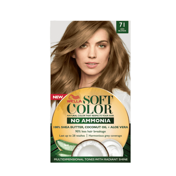 WELLA SOFT COLOR KIT RG 71 ASH BLONDE