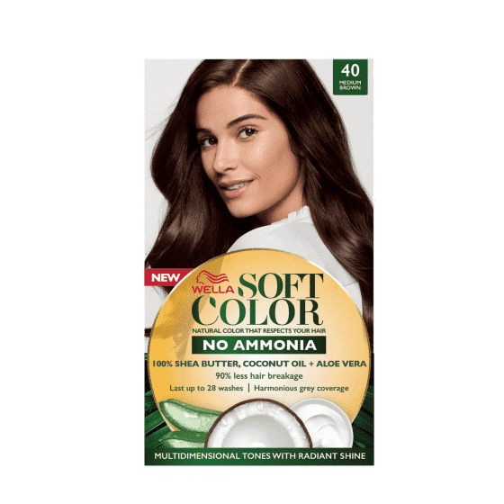WELLA SOFT COLOR KIT RG 40 MED BROWN