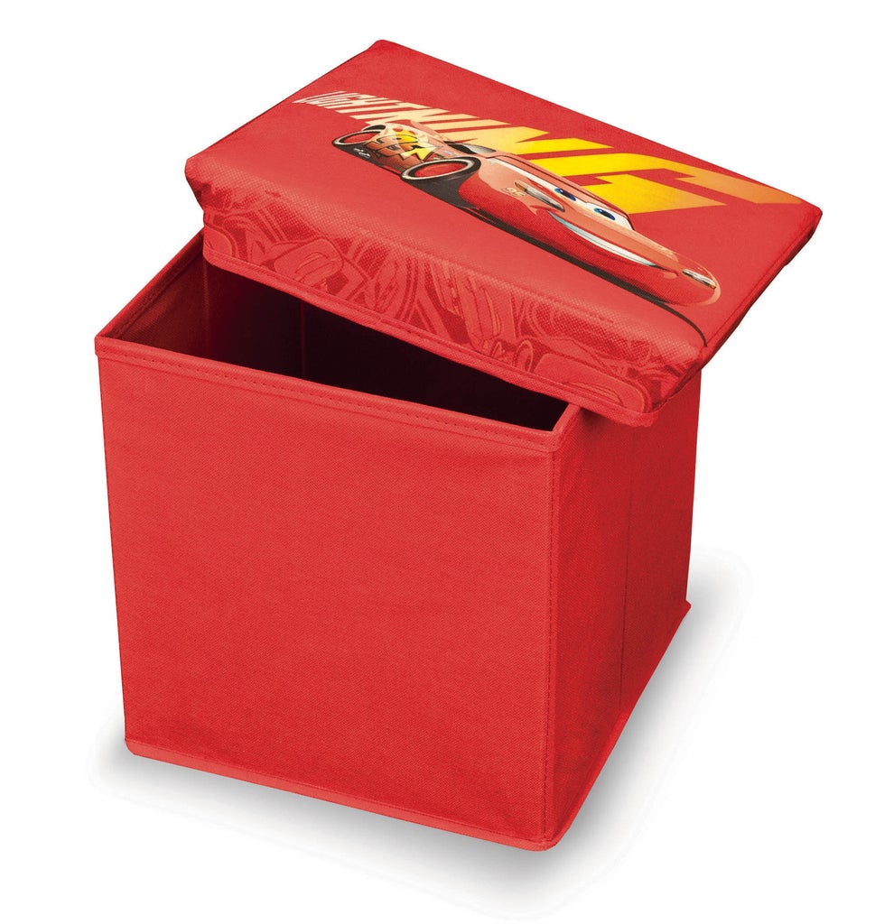 DOMOPAK BOX OTTOMAN - DISNEY CARS 30x30x30cm