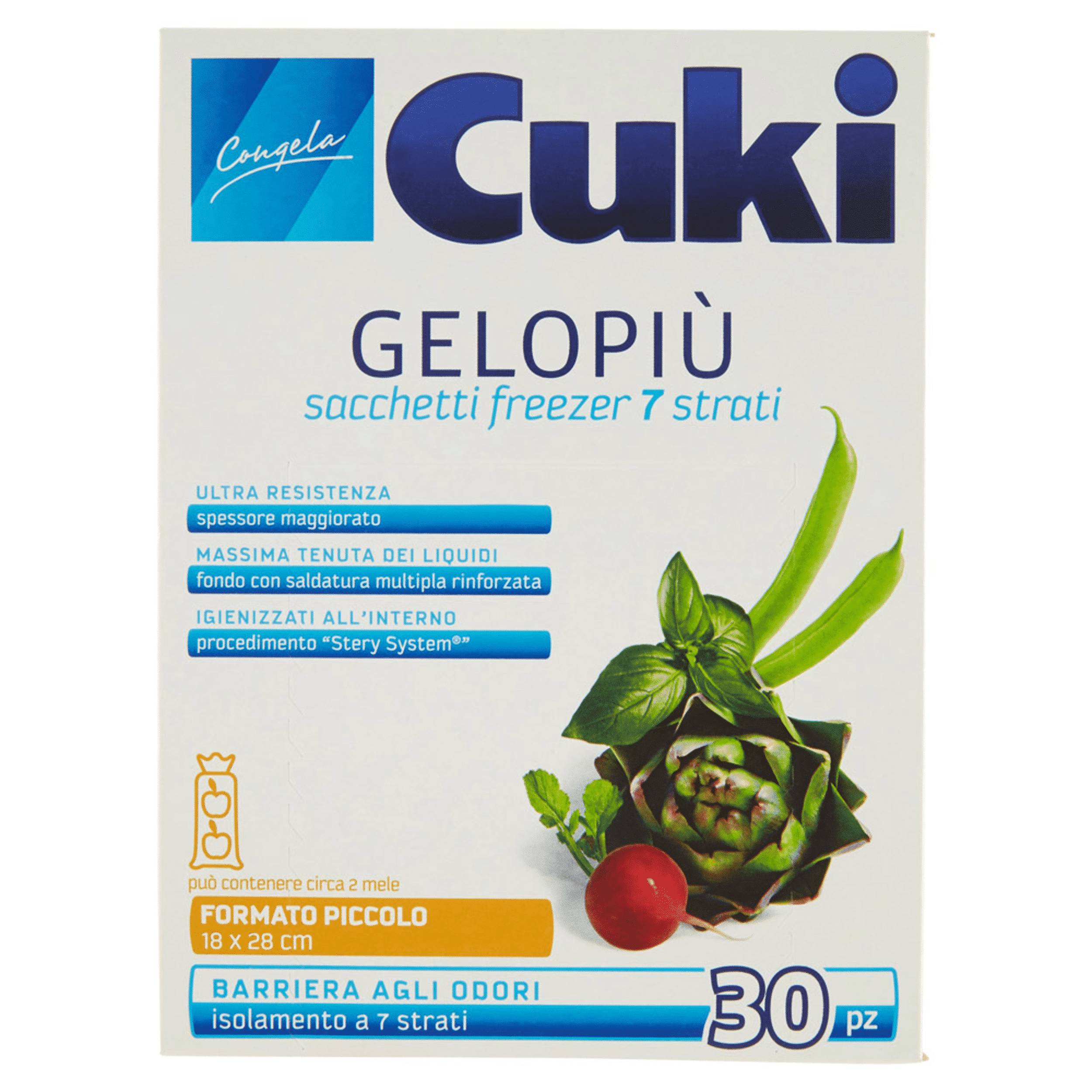 CUKI FOOD BAG NORMAL 18X28CM, by 30 bags